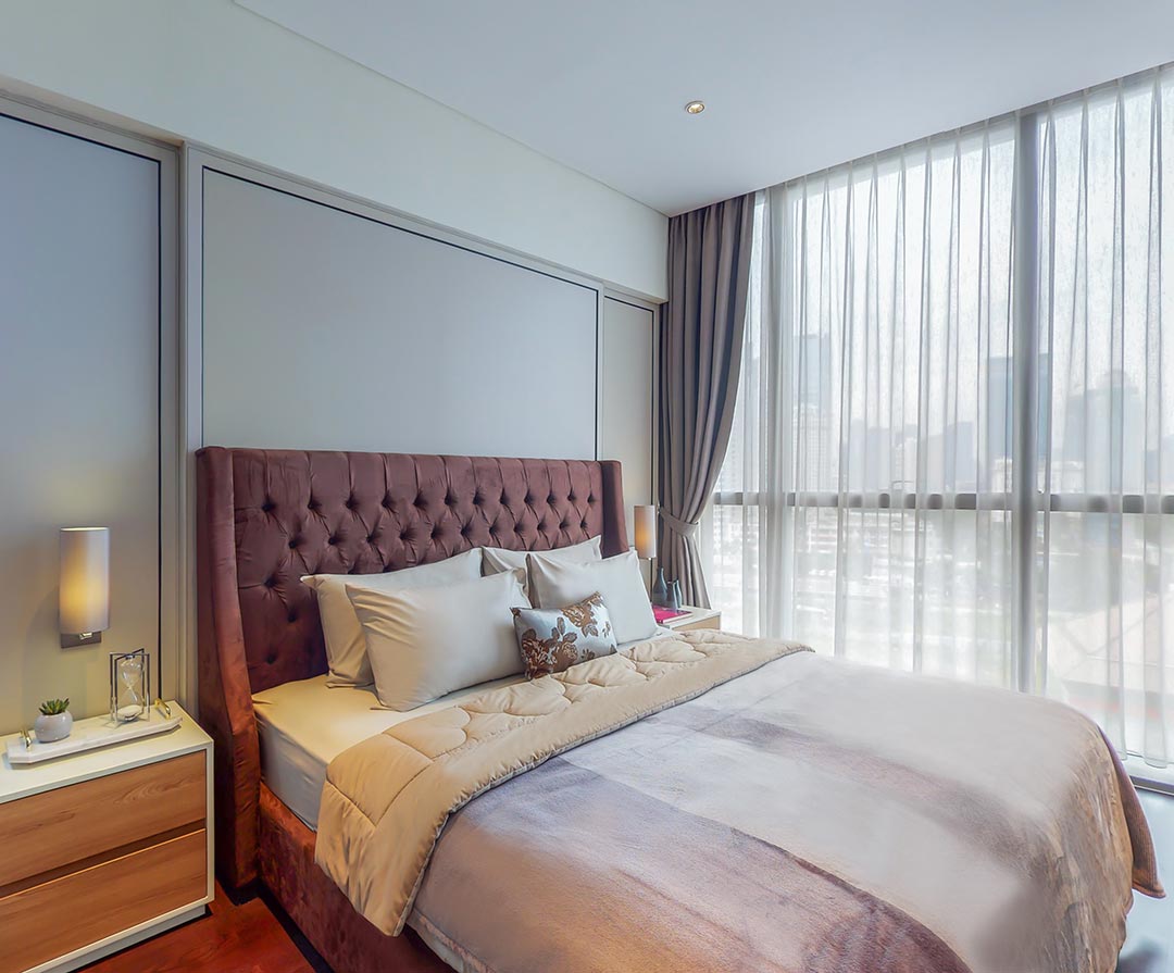 3 Bedroom, Type C Balcony Bedrooms