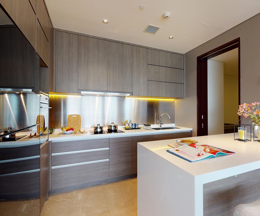 3 Bedroom, Type C Balcony Kitchen